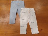 *TOP* H&M 2 Leggings Gr. 74 Baumwolle Wolken Bayern - Friedberg Vorschau