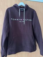 Tommy Hilfiger Herren Hoodie Weinrot - Größe L Bremen - Vegesack Vorschau