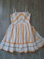 Kleid Sommerkleid EDC by Esprit weiß-gelb-orange, Gr. M Düsseldorf - Oberkassel Vorschau