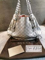 Gucci Pelham GG Schultertasche Leder Tasche Shopper Silber München - Ludwigsvorstadt-Isarvorstadt Vorschau