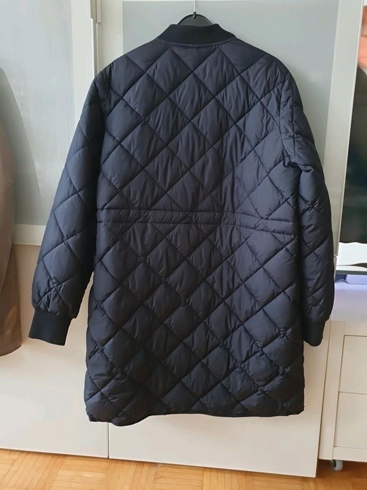 ZERO, tolle, neue längere Jacke, Kurzmantel, navy Gr. 42 in Mettmann