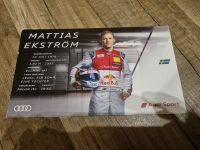 Autogrammkarte MATTIAS EKSTRÖM DTM 2017 Audi Motorsport ohne AG Sachsen - Chemnitz Vorschau