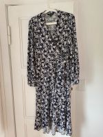 Ralph Lauren Kleid Blume Wickelkleid blau weiß Berlin - Zehlendorf Vorschau