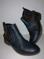 Mustang Schuhe Stiefel Stiefeletten Gr. 41 blau Sachsen - Wilkau-Haßlau Vorschau