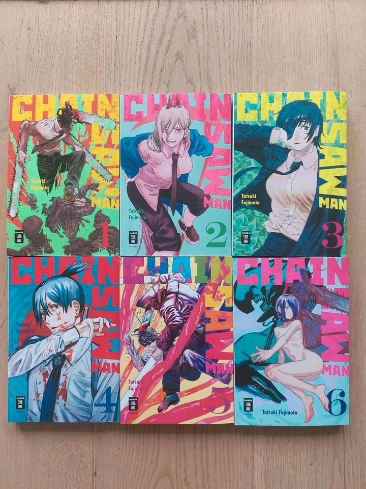 MANGAS CHAINSAW MAN 1-6 NEU ! TATSUKI FUJIMOTO ab 16 Jahre in Wachtberg