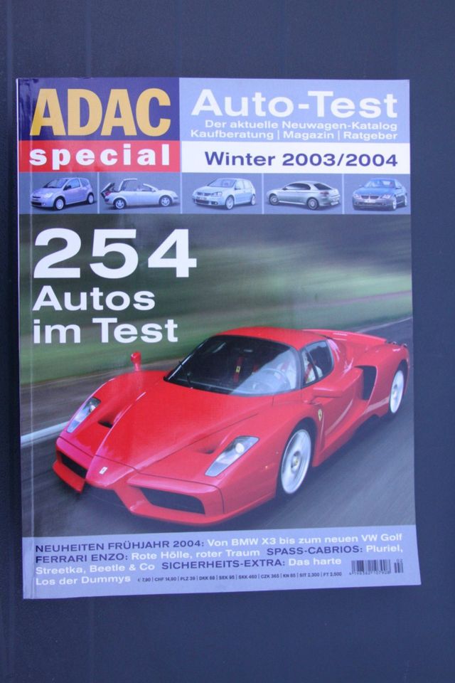 AUTO TEST KATALOG WINTER 2003 / 2004, ADAC SPECIAL in Ahaus