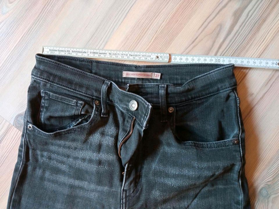 Levis Jeans,  levi's , Mile High super Skinny, Gr.27/30 in Alsfeld