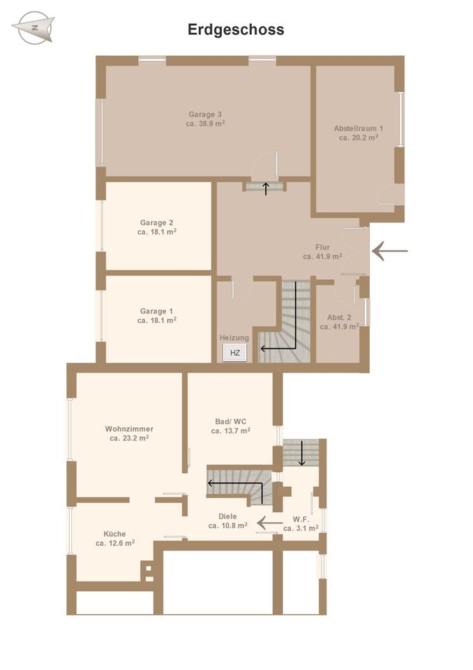 Preis auf Anfrage!  Neu sanierte Doppelhaushälfte mit 18 m² Sonnenbalkon, unweit von Dresden in Dippoldiswalde