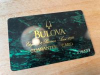 BULOVA Garantiekarte Uhr Guarantee Warranty Card Fullset NEU Bayern - Großmehring Vorschau