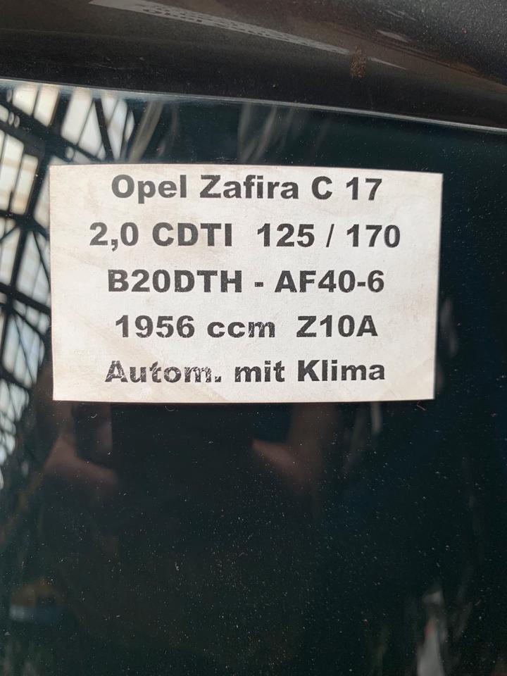 Opel Zafira C Kotflügel vorne links Z10A Quarzgrau Met. Fender in Harrislee