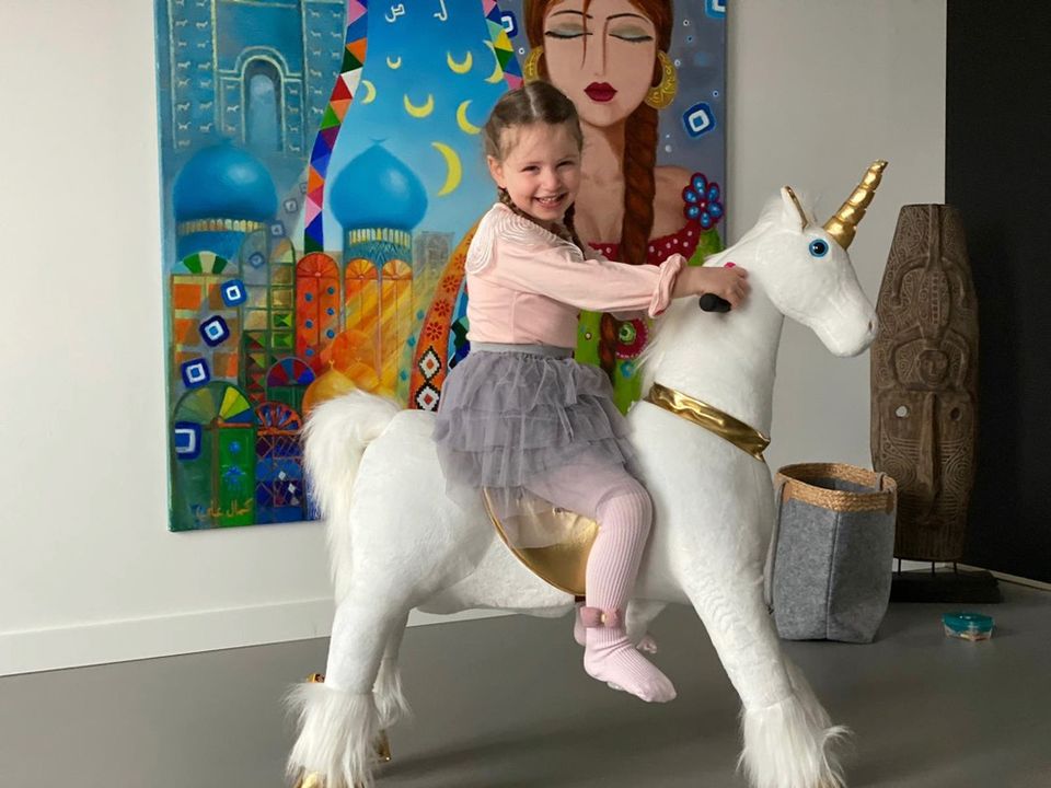 Einhorn | Weisse Prinzessin Gold (4-10 Jahre) www.atlastoys.de in Ilsede