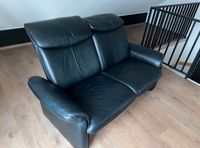 Vollleder Echtleder Sofa schwarz Nordrhein-Westfalen - Siegburg Vorschau