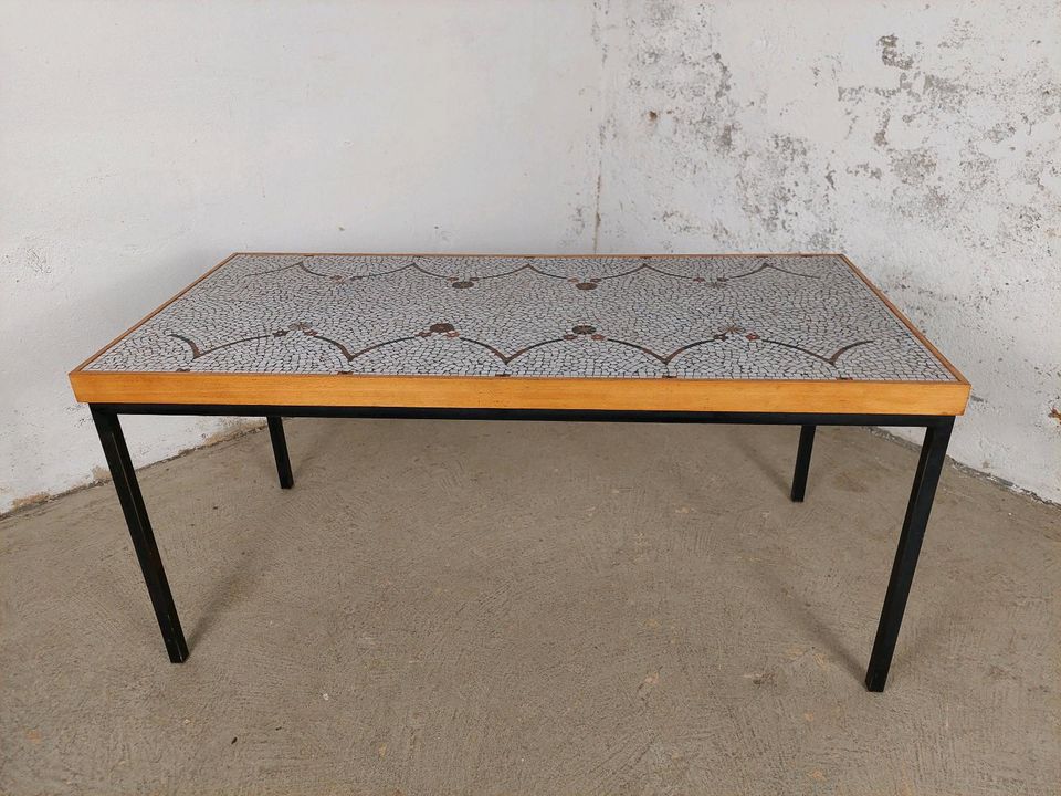 Vintage Tisch Klubtisch Wohnzimmertisch Mosaik 60er 70er Retro in Berlin