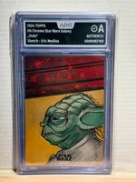 Chrome Star Wars Galaxy - EN "Yoda" Sketch Eric Medina (1/1) Bayern - Ingolstadt Vorschau
