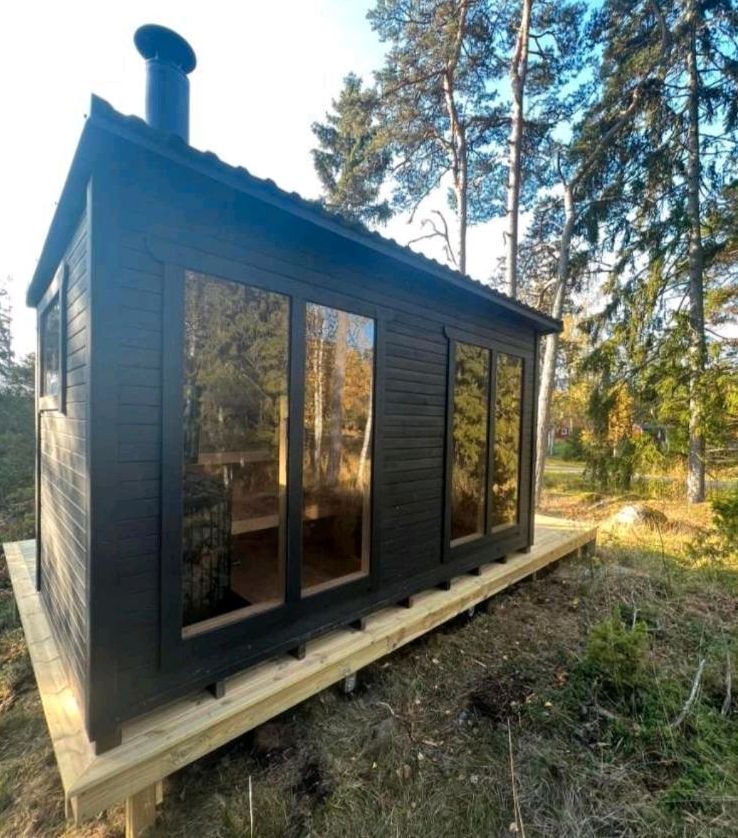 Gartensauna XL 400x200 cm Aussensauna Saunahaus Sauna HolzSauna in Hamburg