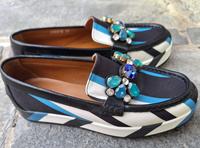 ORIGINAL Dolce & Gabbana Loafer Schuhe Gr. 38 bunter Strass Berlin - Reinickendorf Vorschau