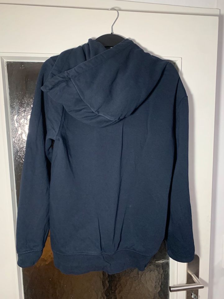 Napapijri Hoodie Pullover Dunkelblau Navy Größe M in Remscheid