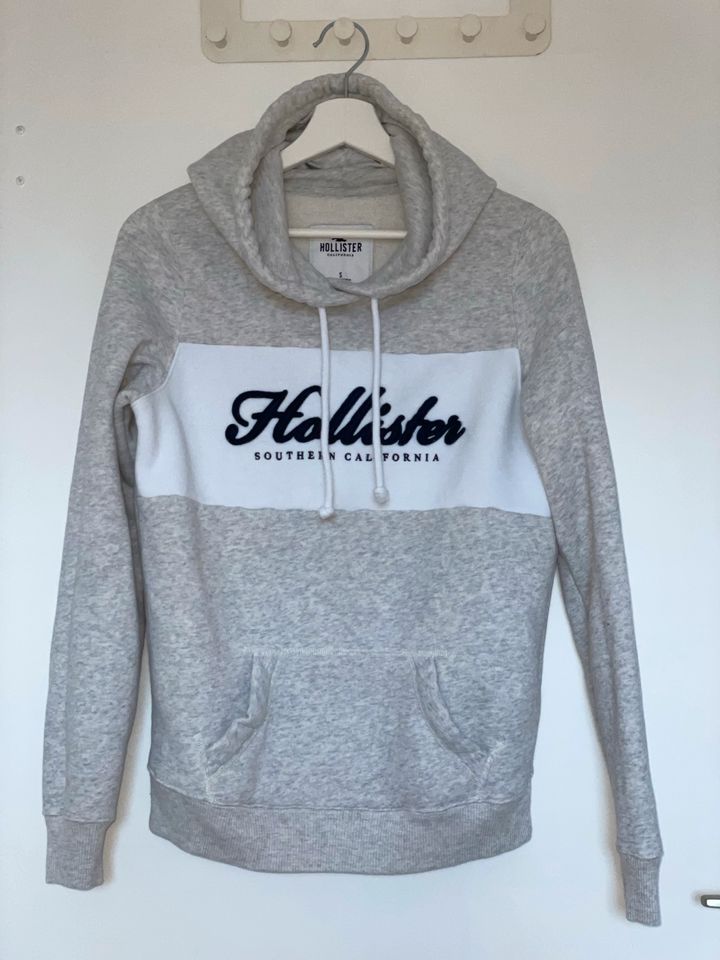 Hollister Hoody Kapuzen Pulli grau Gr.S in Krefeld