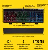 Corsair K55 RGB Gaming-Tastatur Saarland - Lebach Vorschau