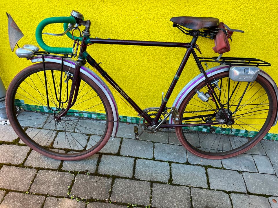 Oldtimer Rennrad Randonneur Außergewöhnlich Klassiker 50 er 60 er in Schwaikheim