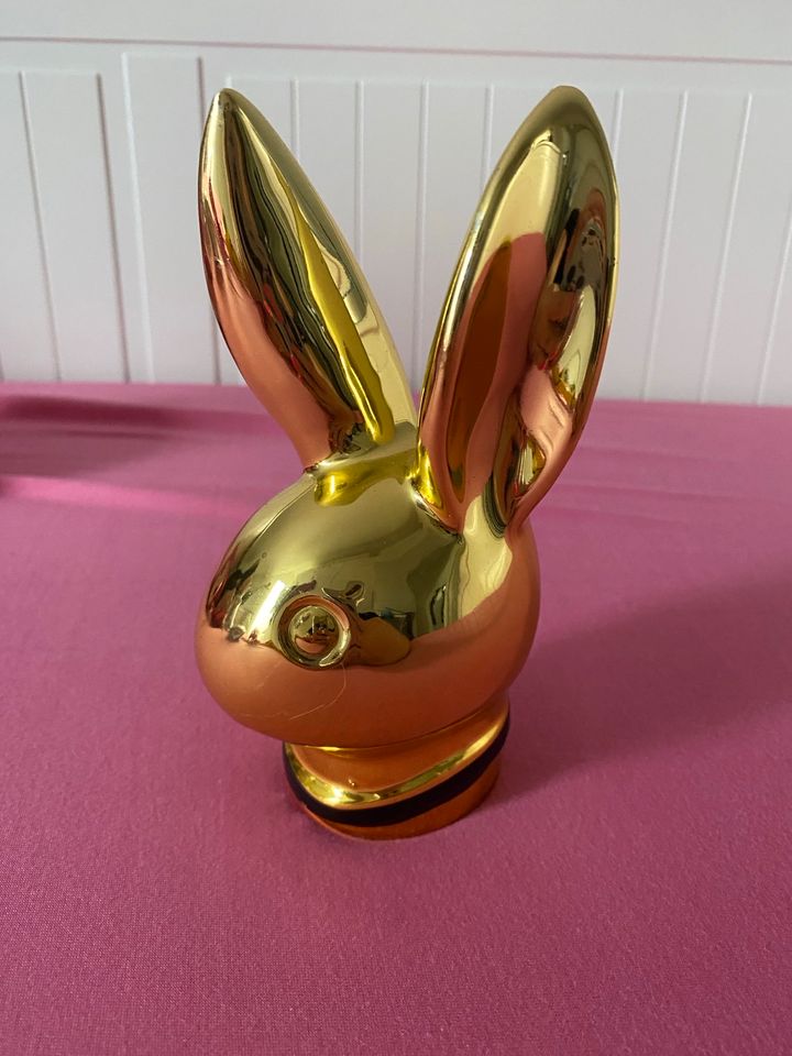 Osterhase Deko Ostern gold Bunny in Leverkusen