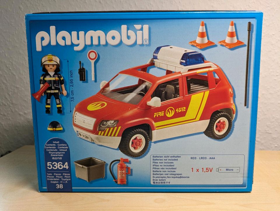 Playmobil City Action Brandmeisterfahrzeug mit Licht+Sound 5364 in Oberhausen