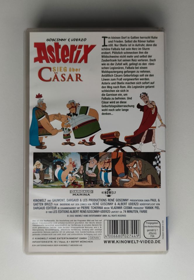 Asterix - Sieg über Cäsar [VHS] Videokassette (KINOWELT-2002) in Oer-Erkenschwick