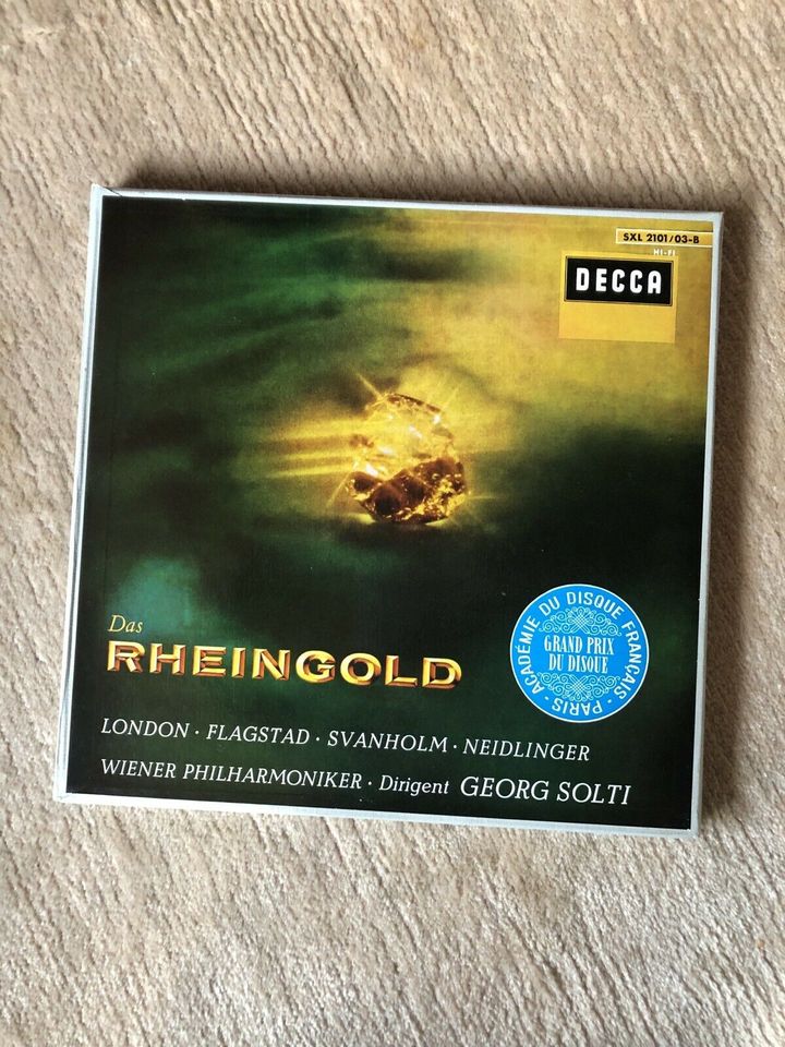 Richard Wagner Schallplatten und Textbuch in Anzing