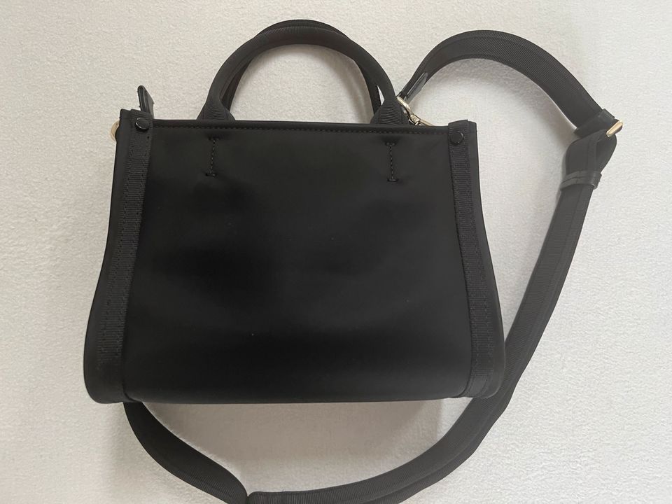 Kate Spade kleine Shopper-Tasche aus Stoff und Leder in Köln