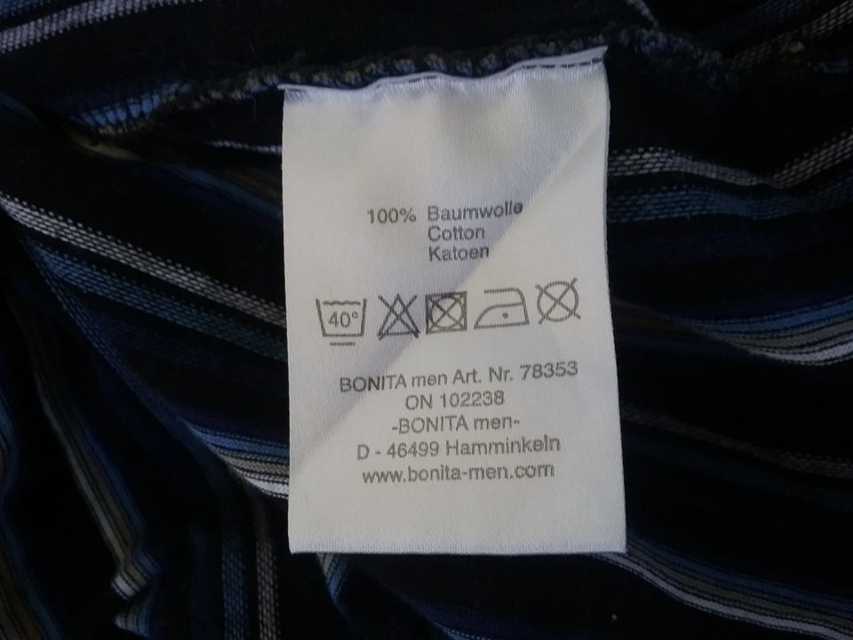 Hemd Shirt Polohemd Gr XL 100% Baumwolle von Bonita wie neu in Berlin