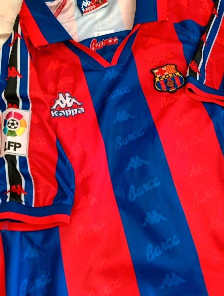 Barcelona 1996/97 Retro Jersey Ronaldo Large in Hanau