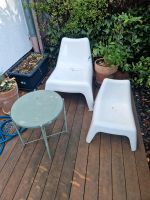 IKEA PS VAGÖ Sessel/außen Garten, weiß, 2x groß,  2x klein Köln - Raderthal Vorschau
