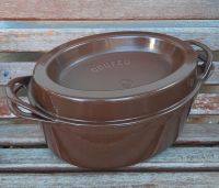 LE CREUSET Cousances Doufeu Saftbräter Gusseisen Topf 32cm braun Rheinland-Pfalz - Hochborn Vorschau