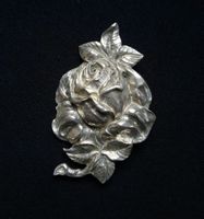 Jugendstil Brosche, Nadel, Silber 800, Rose, Blume Thüringen - Weimar Vorschau