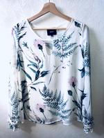Object Bluse weiß Blumenprint Größe 36 *neuwertig* Thüringen - Heilbad Heiligenstadt Vorschau