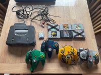 N64 Konsole mit 4 Controllern, 4 Spielen und MemoryCard Nordrhein-Westfalen - Straelen Vorschau