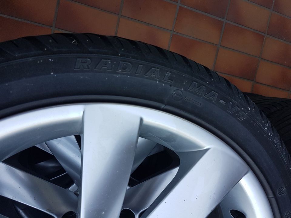 Maxxis 205/45ZR1784W Sommerreifen 17Zoll PL Alufelgen Honda Rover in Büren