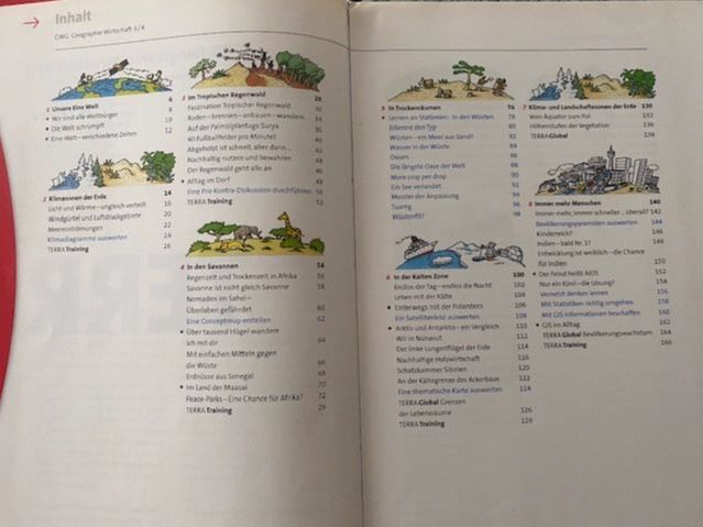 TERRA GWG Geographie Wirtschaft 3/4 Erdkunde Klasse 7 BaWü in Aldingen