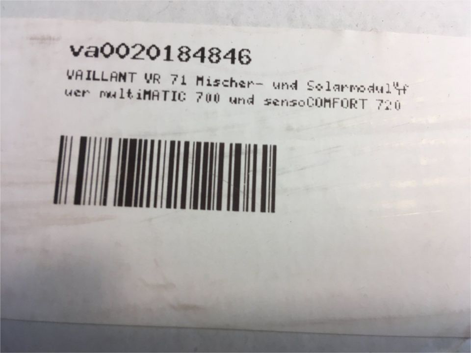 VAILLANT VR 71 Mischer- und Solarmodul f. multiMATIC 700 u.720V in Berlin