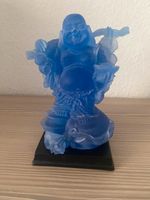 Glücklich lachender Buddha Statue blauer Kristall Baden-Württemberg - Pforzheim Vorschau