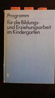 Programm für Bildung und Erziehung im Kindergarten DDR Thüringen - Hildburghausen Vorschau