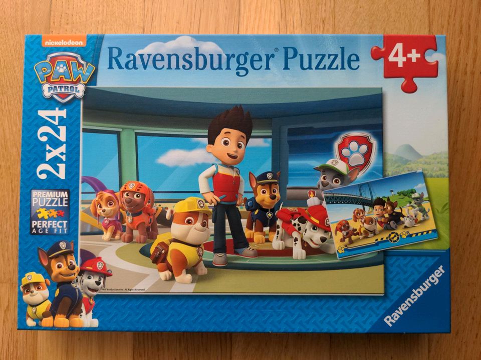 Ravensburger Puzzle, Paw Patrol, 2 Stück zu je 24 Teilen in Brühl