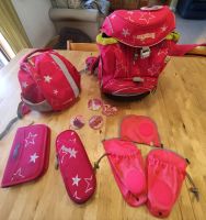 Ergobag Pack Set ergonomischer Schulrucksack rosa mit Kletties Schleswig-Holstein - Großhansdorf Vorschau