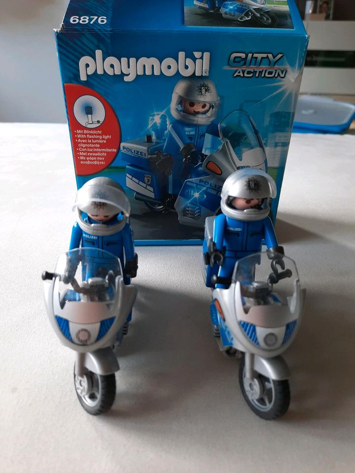 Playmobil City Action Motorrad Polizei in Pleidelsheim