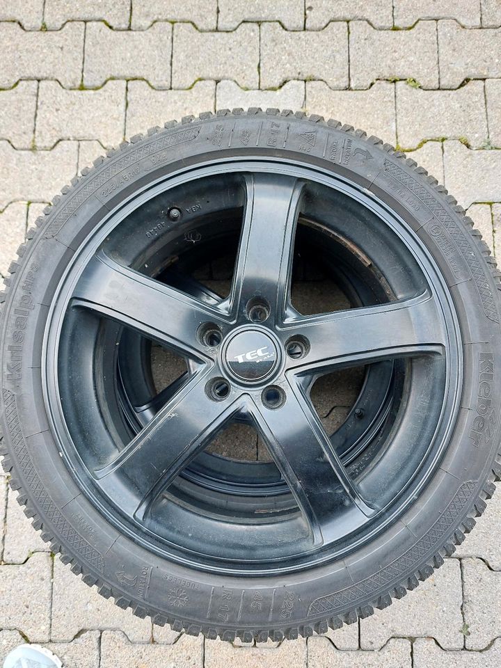 4 Alu Winterräder/ 225/45R17/Peugeot 308-SW-GT in Nagold