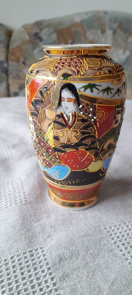 Satsuma Vase aus Japan oder China in Wichtshausen