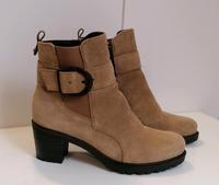 ara Stiefeletten Wildleder Leder Boots Stiefel Velour Gr 36 beige Nordrhein-Westfalen - Attendorn Vorschau