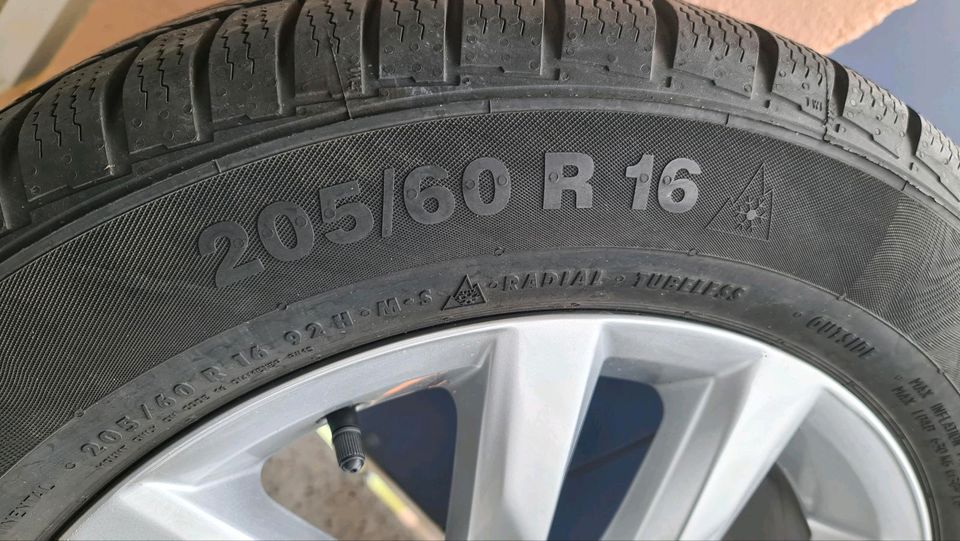 Felgen 16" 205/60 R16 Winterreifen Touran Passat Golf in Hattersheim am Main