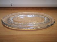 Servierplatte Kuchenplatte Oval aus Glas Baden-Württemberg - Unterensingen Vorschau