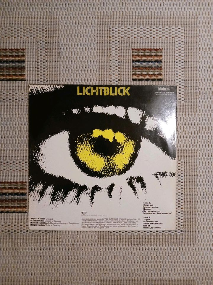 Lichtblick - Lichtblick '82 LP Vinyl 1982 New Wave Pop Rock in Diedorf